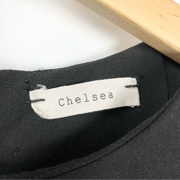 Chelsea Cropped Blouse with Lace Bell Sleeves Size Small - Picture 4 of 6